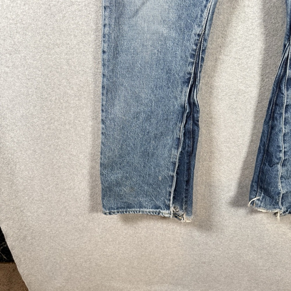Moussy Vintage Mv Saint Charles Remake Flare Jeans In Blue Size 27 Womens - Picture 3 of 13